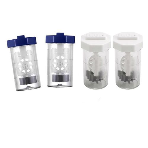 Etui De Nettoyage Pour Lentilles De Contact Au Peroxyde D'hydrogene, 4 Pieces 