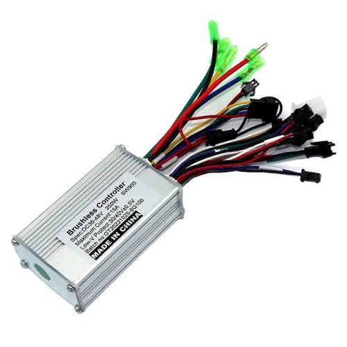 Controleur De Velo Electrique Sans Balais 36 V/48 V 250/350 W 15 A, Batterie Au Lithium Cc Sans Balais