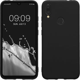 Kal-Housse Compatible Avec Xiaomi Redmi Note 7 / Note 7 Pro Coque - Housse De Téléphone Protection Souple En Silicone - Noir Mat