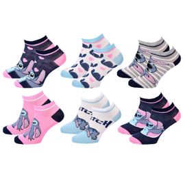 Chaussettes Pack Fille Disney Lilo Et Stitch 6 Paires Child Courtes