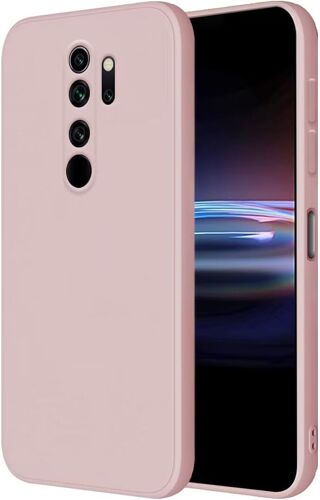 KAL-Coque Pour Redmi Note 8 Pro Protection Étui, (6.53"" Inches) Liquide Tpu Silicone Case Anti Rayures Ultra Mince Souple Cover En Silicone Poudre De Sable