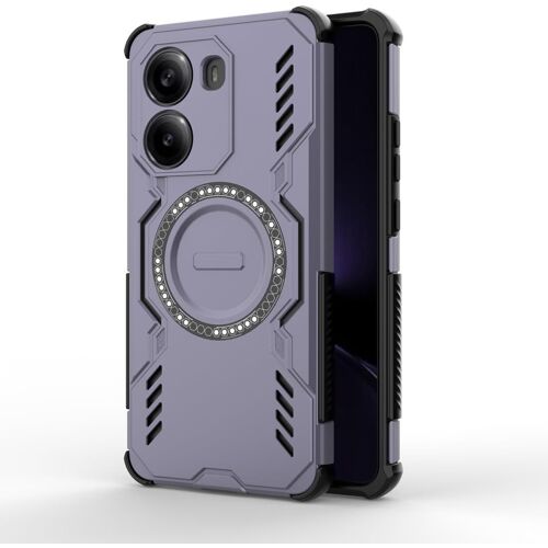 KAL-Coque Pour Xiaomi Poco X7 Pro - Protection Militaire Anti-Choc Avec Motif Anti-Dérapant, Revêtement Pc Rigide Et Tpu Souple, Anneau Housse De Téléphone Avec Airbags