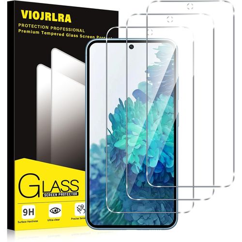 Verre Trempé [3 Pièces] Pour Samsung Galaxy S20 Fe 5g, Dureté 9h Film Protection Écran, Ultra Résistant Vitre Protecteur, Clarté Hd, Sans Bulles, Anti-Rayures