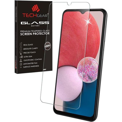 Protection Écran En Verre Trempé Compatible Avec Samsung Galaxy A13, Protecteur D'écran En Verre Trempé [2.5d Bord Arrondi] [9h] [Clair Crystal] [Anti Rayures] [Sans Bulles]
