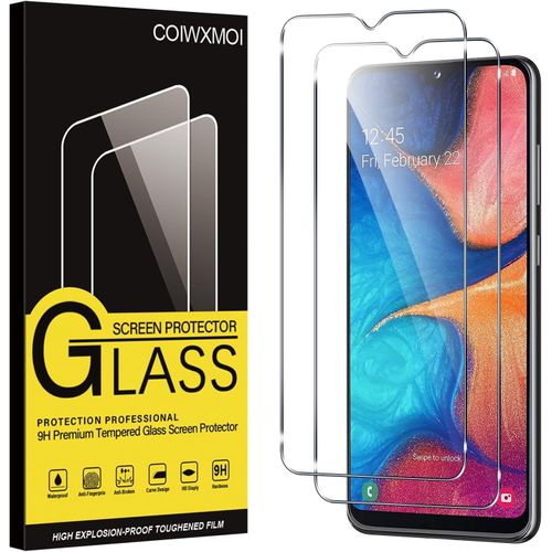 Verre Trempé Pour Samsung Galaxy A20e 2 Pièces, Film De Vitre Protection Écran Dureté 9h Anti Rayures Sans Bulless Ultra Transparent Hd Haute Sensibilité Protecteur D'écran Pour Samsung A20e