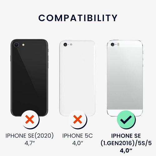 Housse Compatible Avec Apple Iphone Se (1.Gen 2016) / Iphone 5 / Iphone 5s Coque - Housse De Téléphone Protection Souple En Silicone - Orange Fruitée