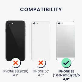 Housse Compatible Avec Apple Iphone Se (1.Gen 2016) / Iphone 5 / Iphone 5s Coque - Housse De Téléphone Protection Souple En Silicone - Orange Fruitée