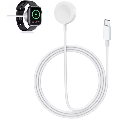 Chargeur Pour Apple Watch 1m,Câble De Chargeur Magnétique Usb C Sans Fil Compatible Avec Apple Watch 10/9/8/7/6/5/4/3/2/1/Ultra/Se,Charge Rapide,Protection Surtension Câble De Chargeur Pour Montre
