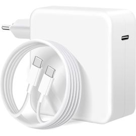 Thef-Chargeur 96w Pour Mac Book Air 13/15 Pouces, Mac Book Pro 14/13 / 12 Pouces 2022 2018, Ipad Pro. Compatible Avec Tous Les Appareils Usb - C Lenovo, Hp, Samsung, Dell, Asus