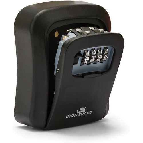 jum-Ironguard Coffre-Fort À Clés.ModèleMoyen Avec Protection Par Code. Noir