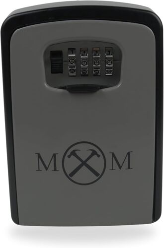 Boite à clés sécurisée Murale avec Code, boites a clé intérieur extérieur Serrure securise 4 Chiffres, Maison, Garage, Fixation Mural étanche, Grand capacité Stockage XL Clef