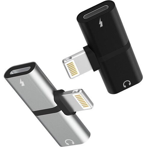 SUBZONAL-Jack Double Lightning Casque Accessoires Adaptateur Chargeur Câble Audio Écouteurs Répartiteur Autoradio Recharge Dongle pour Apple iPad XR iPhone 14