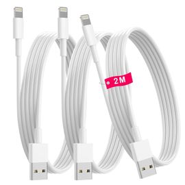 Lot De 3 Pour Câble Iphone 2M [Certifiés Mfi Apple], Cable Chargeur Iphone 2M Cable Lightning Usb Cable Iphone Charge Rapide Cordon Iphone For Iphon