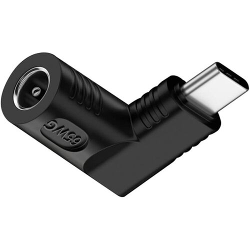 Tianyi-Adaptateur De Charge Avec Prise Jack Cc 5,5 X 2,1 Mm Vers Usb-C Type-C Coudée À 90 Degrés Pour Ordinateur Portable Et Téléphone