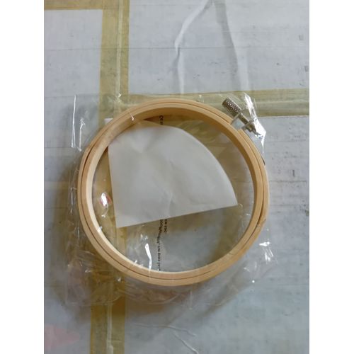 Tambour À Broder En Bois Diamètre 9,5 Cm