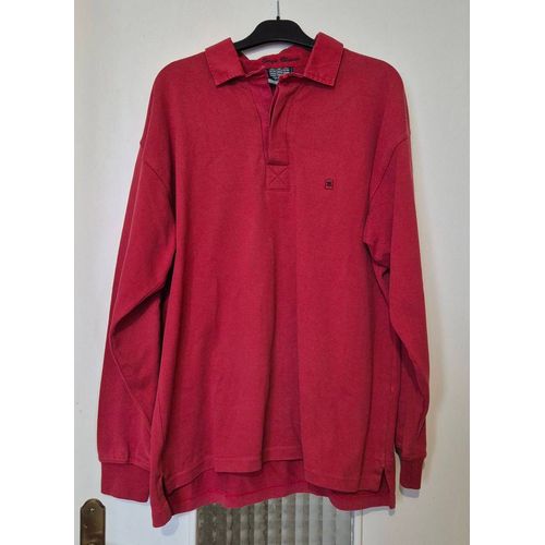 Serge Blanco Polo Homme Hiver Manches Longue Taille 40 L