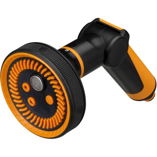 Pistolet D'Arrosage Multi, 5 Fonctions, Contrôle De Débit En Continu Par Le Pouce, Taille Universelle, Noir/Orange, 1065485