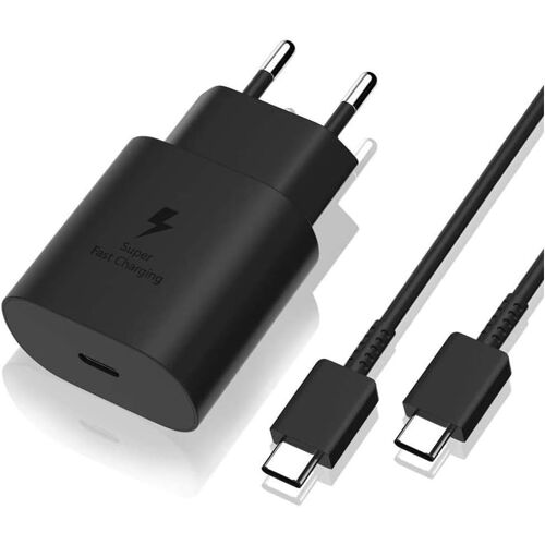 KALANKA-Chargeur mural avec connexion Type-C - Charger compatible avec tablette Lenovo Tab P12/Tab Extreme/Tab M10 et Plus 3e Gen/Tab M8 4e Gen/Tab M9/Legion Y900 (Noir) 25 W