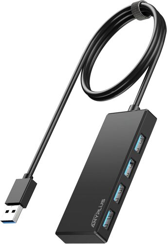 Hub USB,Adaptateur Répartiteur USB Multiport,Mini Port USB Multiple pour pc,Ordinateur Portable,iMac,Surface Pro,MacBook,Mac Pro,Clé USB,XPS,Souris,HDD