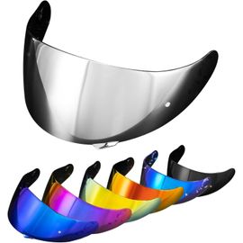 Visière De Casque Pour Shoei Gt Air Gt Air 2 Tc-5 Tc-9 Neotec Cns-1,Visière Teintée Pour Casque Moto Accessoires(Miroir Argenté Profond)