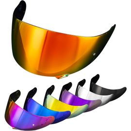 Visière De Casque Pour Shoei Gt Air Gt Air 2 Tc-5 Tc-9 Neotec Cns-1,Visière Teintée Pour Casque Moto Accessoires(Rouge Profond)