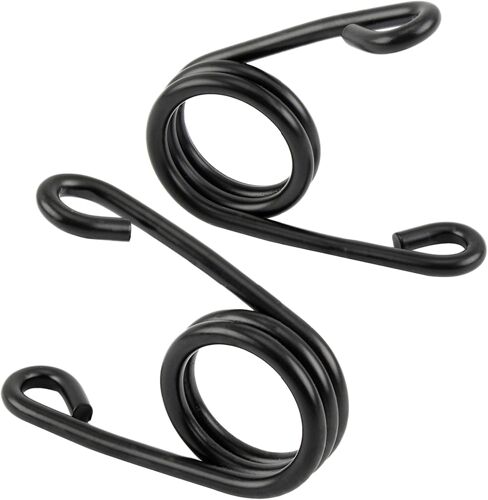 2pcs Ressorts De Selle Moto, Ressorts De Siège Pour Sièges Solo, Pour Siège De Bobber De Moto Accessoires De Moto (Noir)