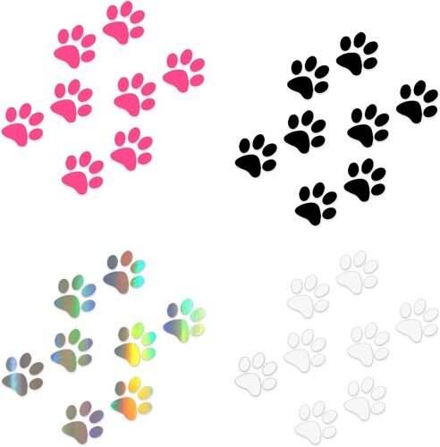 32 X Car Stickers ¿ Funny Bodywork Motorcycle Bike Helmet Glass Stickers, Paws Dog Paws Cat Paw Stickers Parts For Car Or Motorcycle, Bike Or Scooter