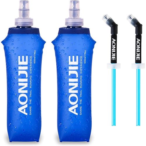 Sept-Gourde Souple Pliable Flasque Running Gourde Sport Bouteille D'eau Souple Poche Hydratation Réservoir D'eau Flacon Pour Utilisation En Extérieur