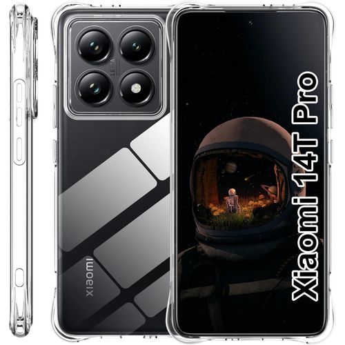 Coque Pour Xiaomi 14T Pro, Coins De Protection Anti-Chocs, Transparent Étui De Silicone Antichoc,Protection De L'Appareil Pho[J89]