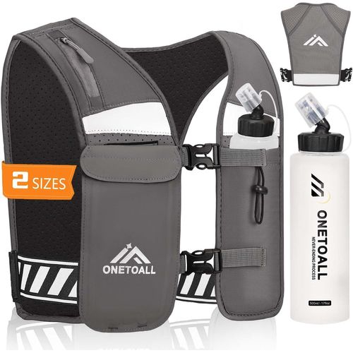 Gilet Hydratation Running,Gilet De Course À Pied Homme Femme Pour Téléphone Sac De Trail Réfléchissant Réglable Léger Pour Jogging Marathon Vtt.[T380]