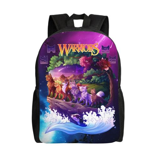 Sac à dos Warrior Cats pour école primaire, collège, grande capacité, sac à bandoulière décontracté, sac pour ordinateur portable, pour garçons et filles - XTYD3626
