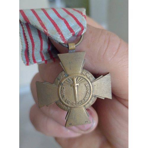 Croix Du Combattant 1 Er Guerre Mondiale 1914 1918