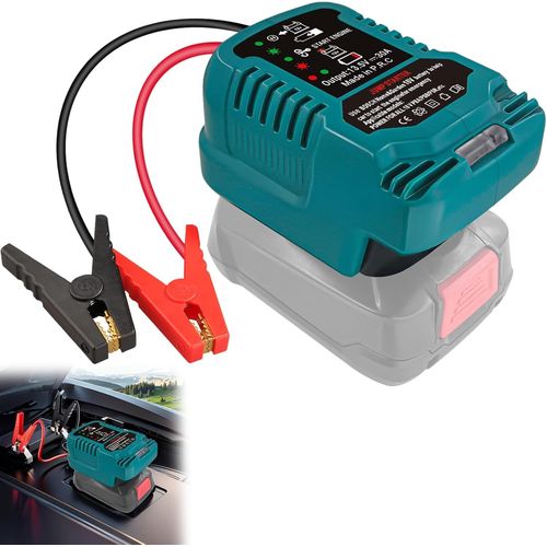 Lbgwp60-Aide Au Démarrage De Voiture - Adaptateur Pour Batterie Bosch Pba 18 V - Démarreur De Voiture - Adaptateur De Batterie Portable 12 V - Chargeur De Batterie De Voiture (Batterie Non Incluse)