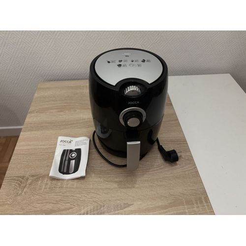 Jocca - Friteuse Sans Huile Électrique | Air Fryer | 2,2L | Noire