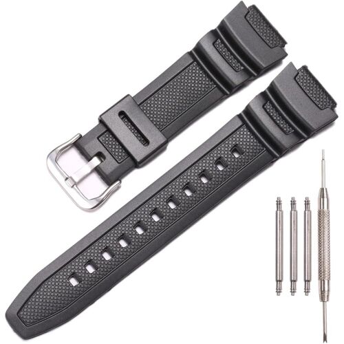 Bracelet De Montre En Résine Compatible Avec Casio Ae-1300 Ae-1200 F-108 W-216h Ae-1000w Sgw-300h Aq-S800w W-800h Bracelet De Montre Sport Étanche En Silicone Pour Homme