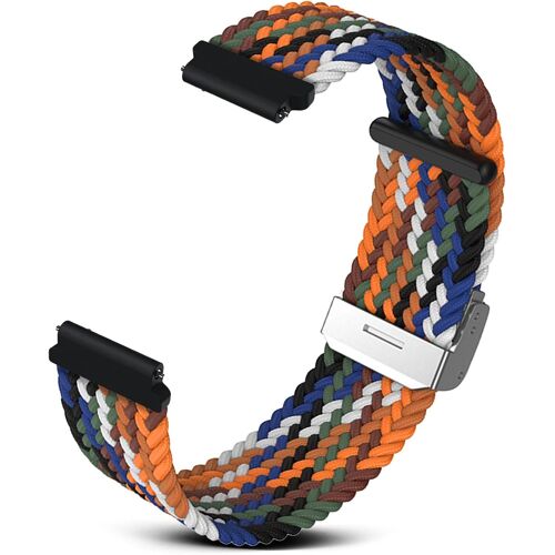20mm Bracelet En Nylon, Confortable Et Respirant, Avec Boucle À Dégagement Rapide, Sangle En Nylon Pour Hommes Et Femmes - Gris Colorégris Coloré