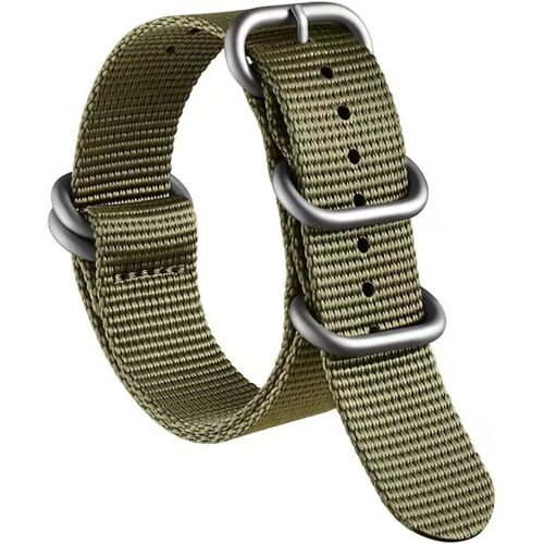 20mm Bracelets De Montre Nato Bracelet Nylon G10 Premium Balistique Bracelet De Remplacement Multicolore Avec Bracelet Hommes Femmes - Vert Armée