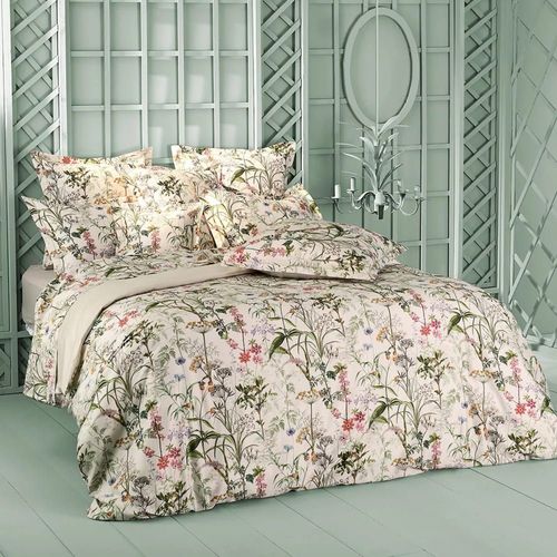 Housse De Couette Satin De Coton Rose 240x220 Cm