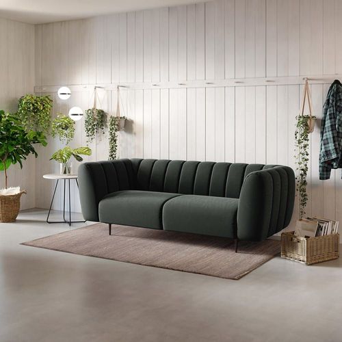 Canapé 3 Places Gris Foncé