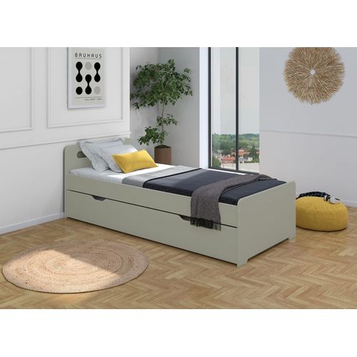 Lit Gigogne 90x190 Vert Sauge