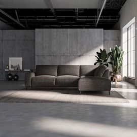 Canapé D'angle Droit Anthracite