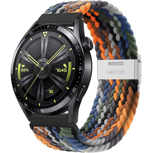 Loranka-Bracelet À Dégagement Rapide 22mm, Bracelet De Remplacement Elastique Avec Boucle Réglable En Acier Inoxydable Pour Montres Connectées Et Montres Ordinaires (22mm, Camouflage)