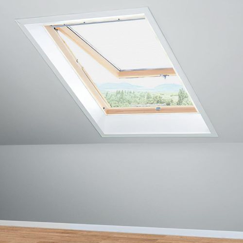 Moustiquaire Universelle Transparente Avec Fermeture Éclair Pour Fenêtres, En Maille Lavable Et Découpable À La Taille Souhaitée 130x150 Cm (Lot De 1, Blanc)