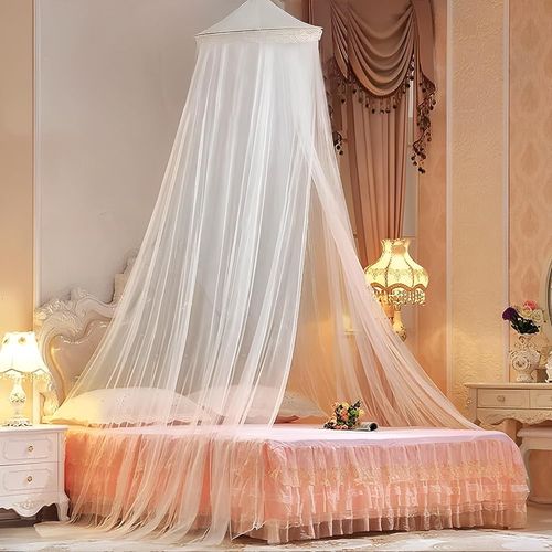 Moustiquaires De Lit,Moustiquaire,Lit Moustiquaire D'installation Rapide Et Facile, Fit Ciel De Lit Pour Lit De Bébé,Moustiquaire Lit Enfant,Lit Double,Single,Hamac((Blanc)