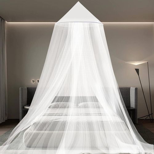 Moustiquaire De Lit Ciel De Lit Moustiquaire Lit Pour Lit Double Simple Lit Enfant Moustiquaire Ciel De Lit Moustiquaire Pour Lit À Mailles Fines Ciel De Lit Bebe Voyage Indoor Outdoor (Sans Porte)
