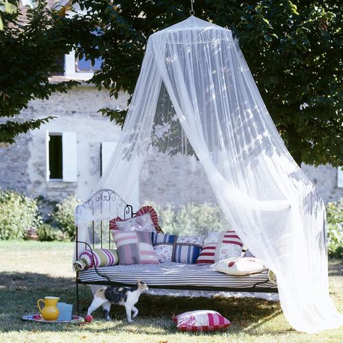 Kal-Moustiquaire De Lit, Grand Moustiquaire Pour Lit, Moustiquaire Ciels De Lit, Les Moustiquaires Rondes Sont Faciles À Installer, Adapté Pour Lit Bébé, Lit Simple, Lit Double, Blanc,Taille 60*250*1