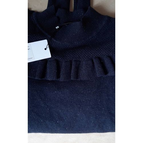Pull Ladies Knitted Sweater Navy Blue