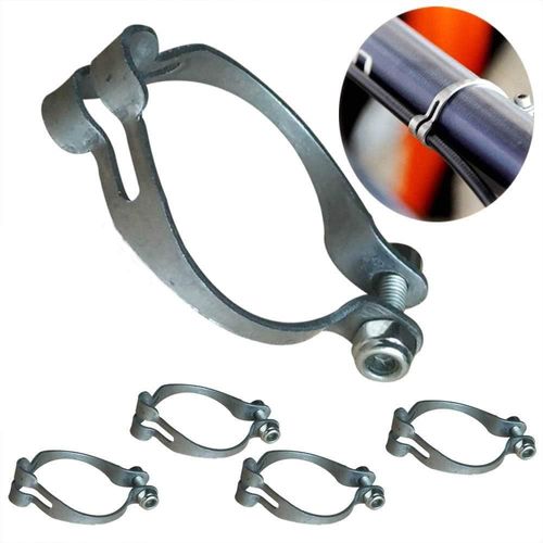 4 Sets Metal Ring Firmly To Frame Mtb Bike Cable Guide Brake Cable Shift Cable Derailleur Cable Base Guide Clip Fitting Line Tube Housing Durable