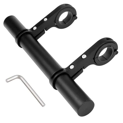 Kalanka-Extension De Guidon De Vélo, 20cm Extension De Guidon De Vélo Support En Alliage D'aluminium Pour Pince De Compteur De Vitesse Phare Gps Support De Montage De Téléphone Avec Clé Hexagonale