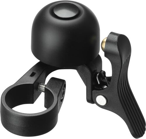 Mini Sonnette De Guidon De Vélo 22,2 Mm, Transparente, Droite, Forte, Sans Électricité, Alliage De Cuivre, Nylon, Pour Vtt, Vélo De Route, Bmx, Scooter, Vélo Électrique, Scooter, Noir